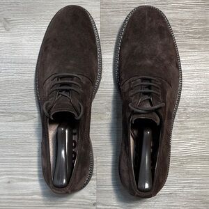 Nordstrom 1901 suede derby shoes in brown size 10M